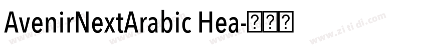 AvenirNextArabic Hea字体转换